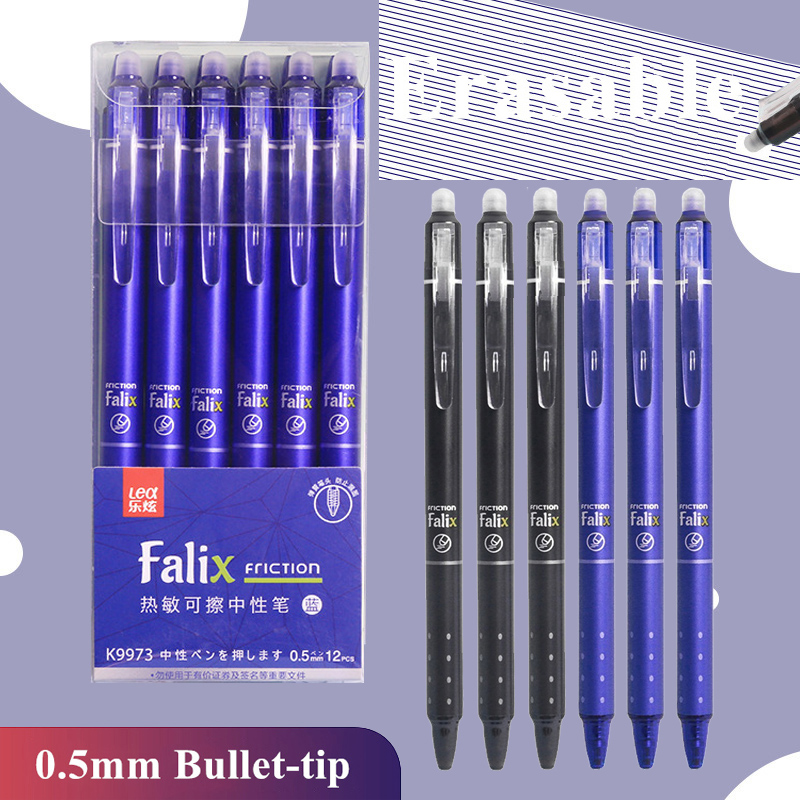 Pilot Pen Frixion - 0.5mm Retractable Erasable Gel Pens Set