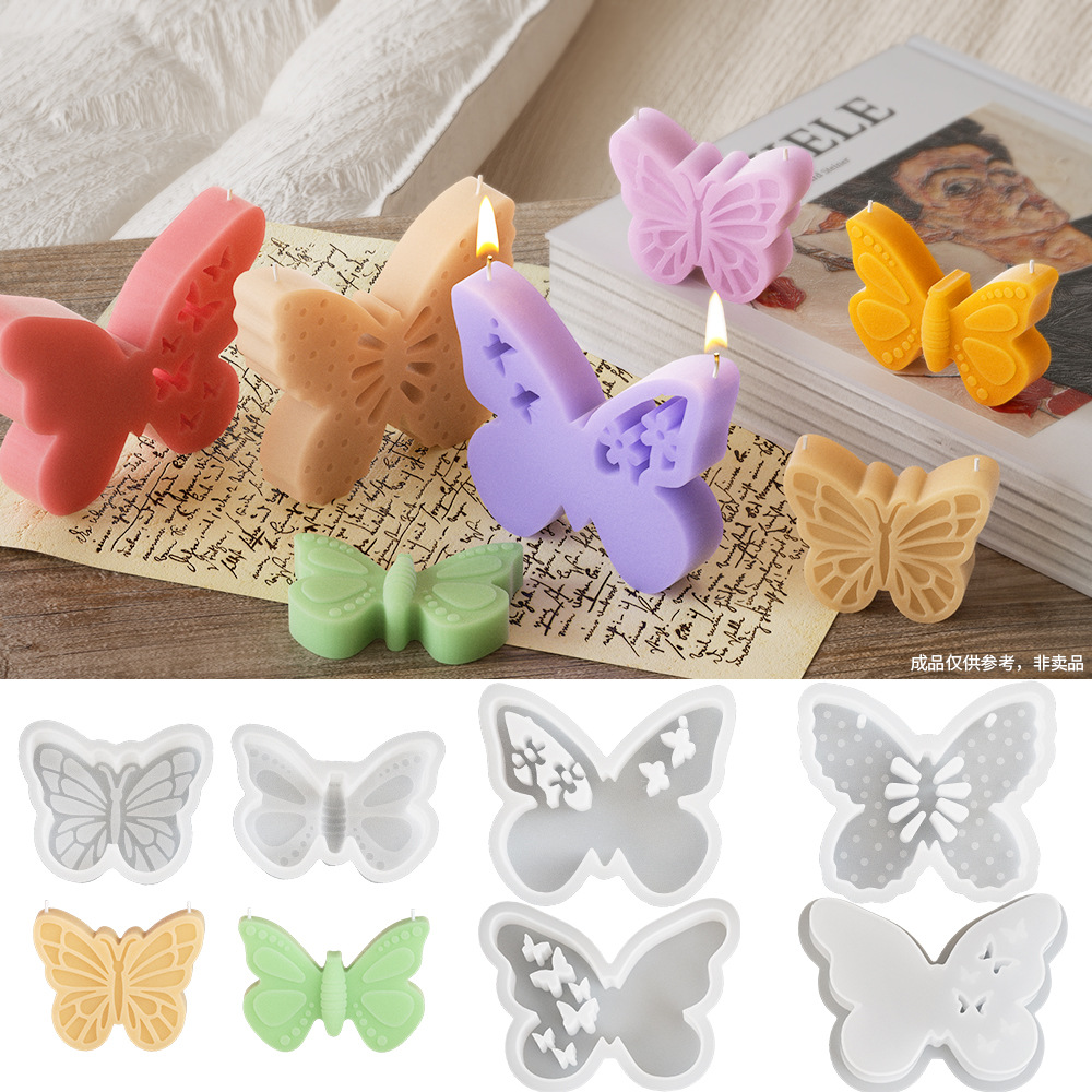 Candle Making Soy Wax - 1PC DIY Butterfly Aroma Candle Silicone