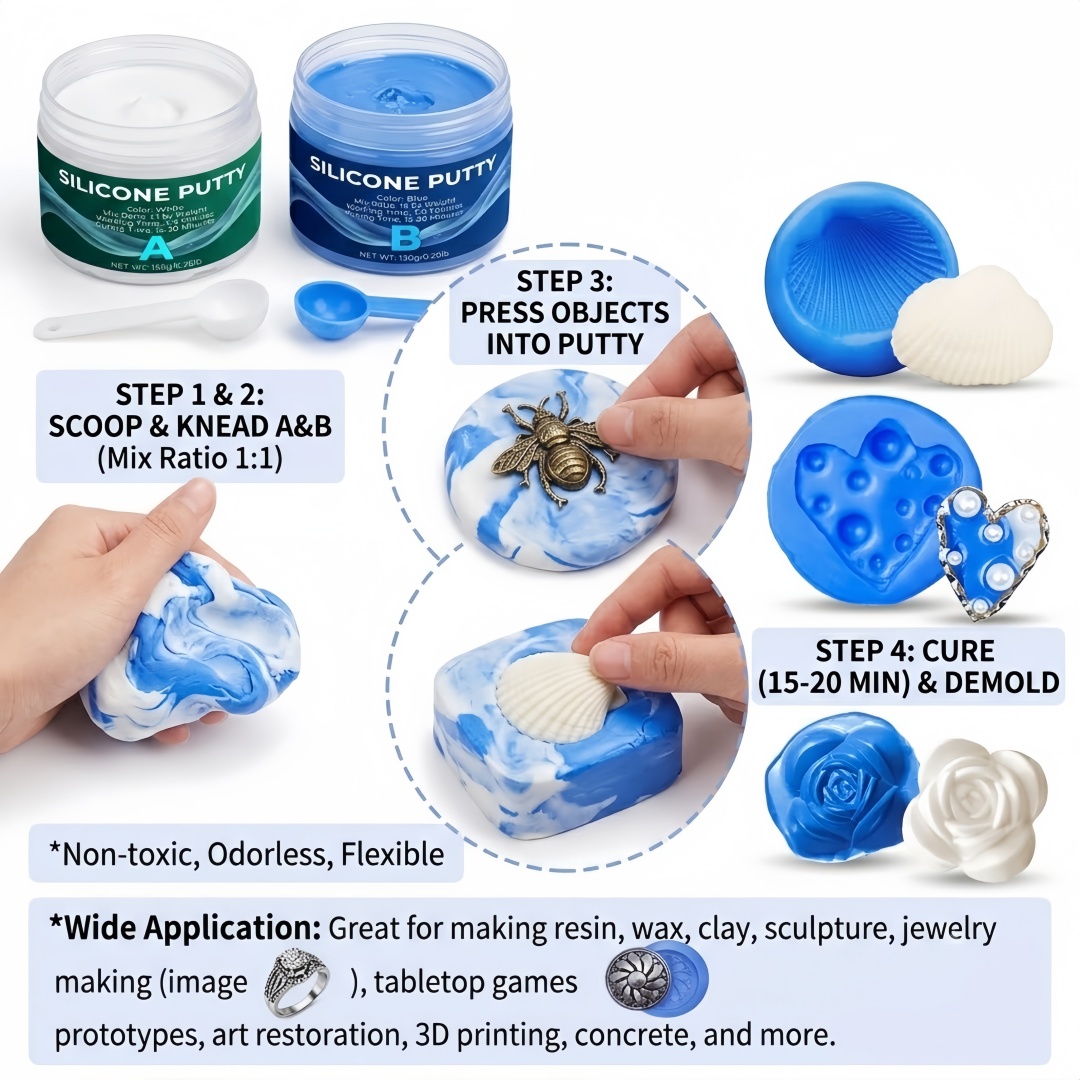 Silicone Putty Mold Making Sup - Candle Making Factory 评论和价格