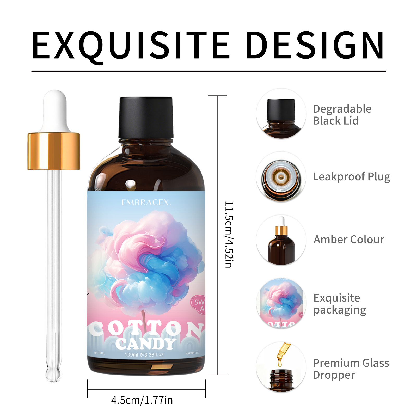 100ml Cotton Candy Essential O - Candle Making Oils 评论和价格