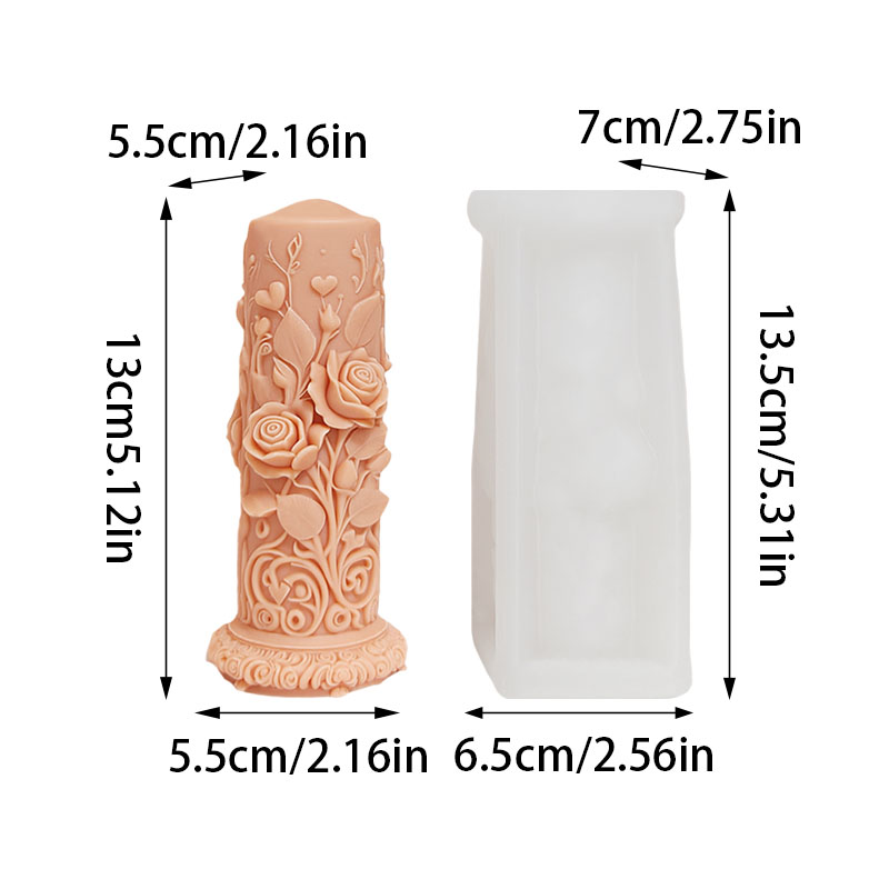European-Style Red Rose Heart- - Candle Making Vinings 评论和价格