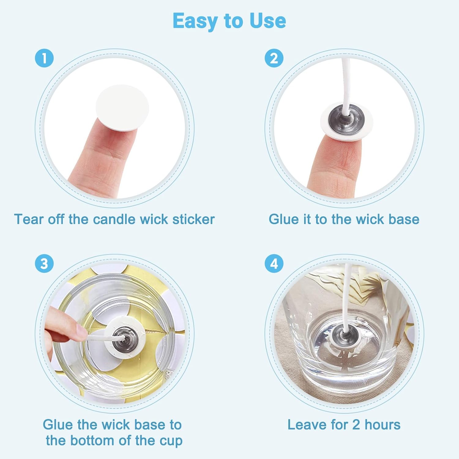 400PCS/100PCS Candle Wick Stic - Candle Making Workshop 评论和价格
