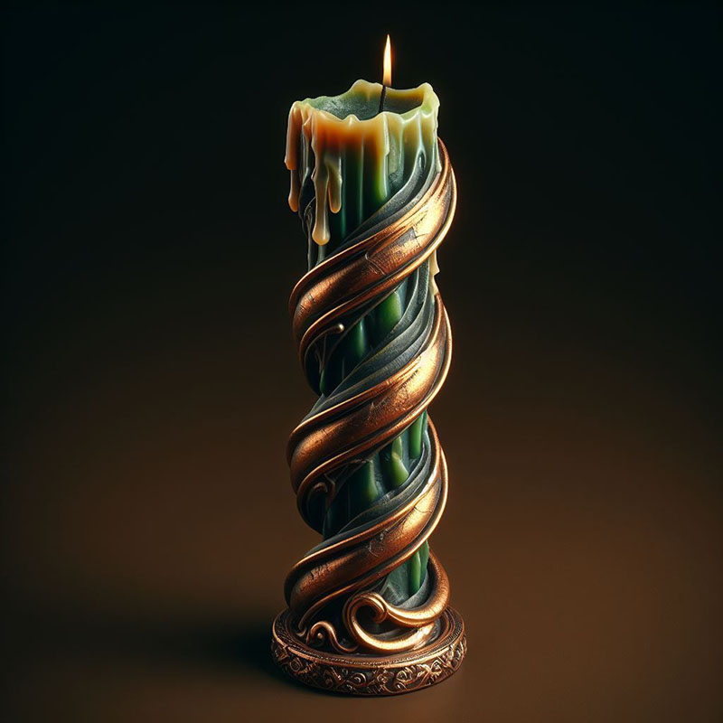 Vine-Wrapped Twisted High Colu - Candle Making Vinings 评论和价格