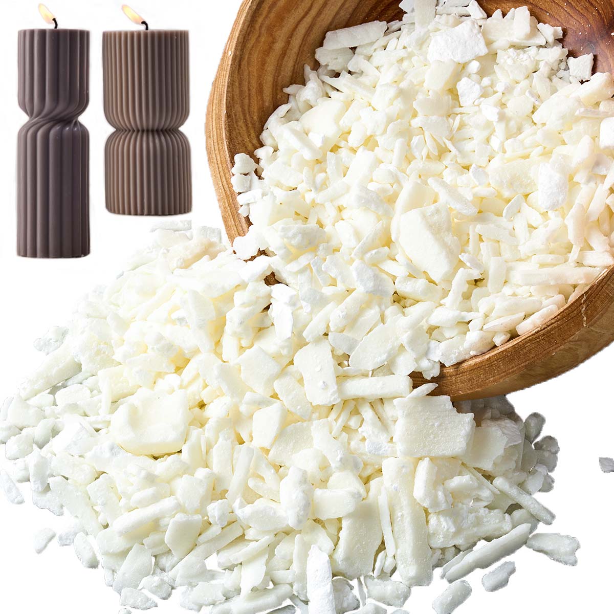 1 Pounds Pure White Soy Wax Fo - Candle Making Soy Wax 评论和价格