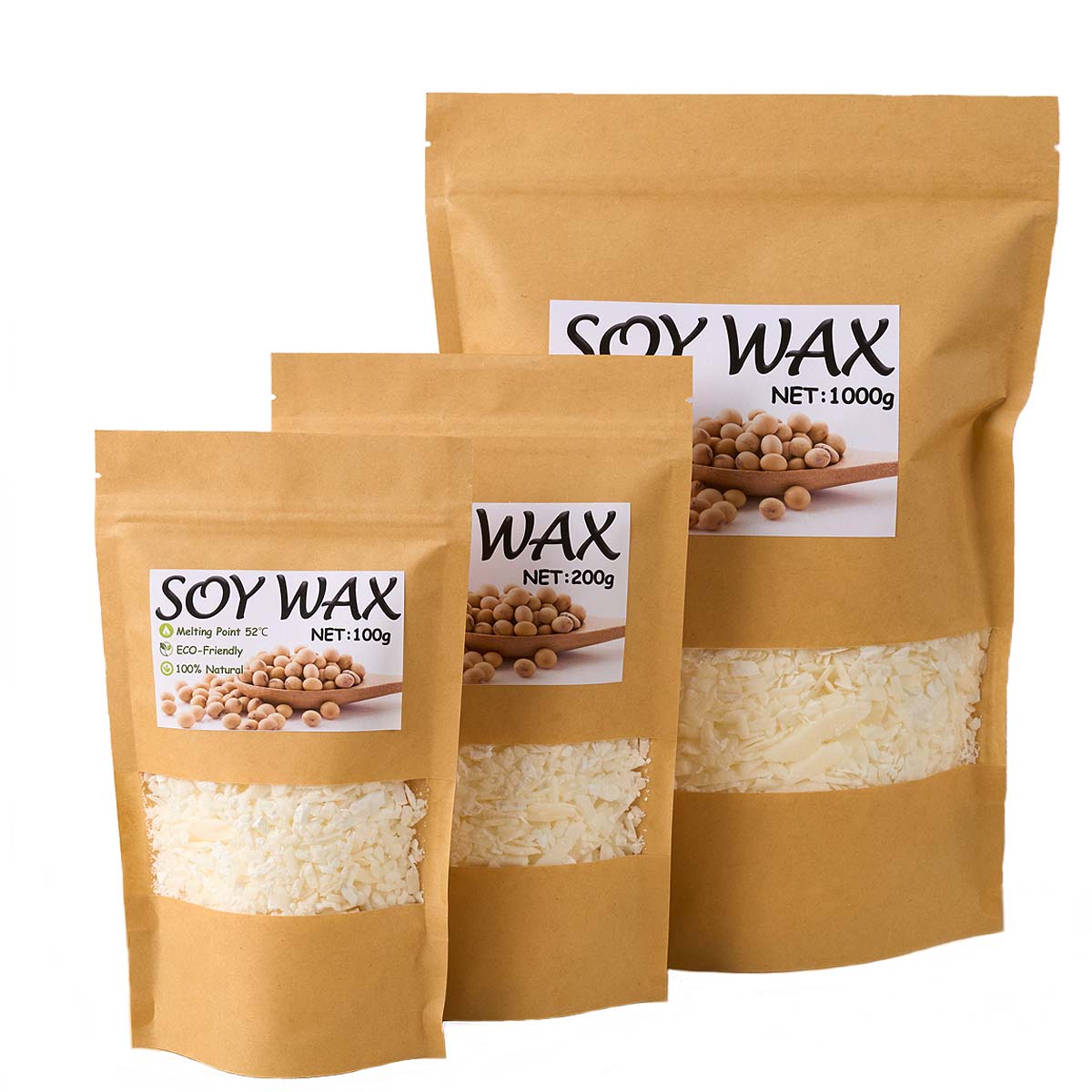 1 Pounds Pure White Soy Wax Fo - Candle Making Soy Wax 评论和价格