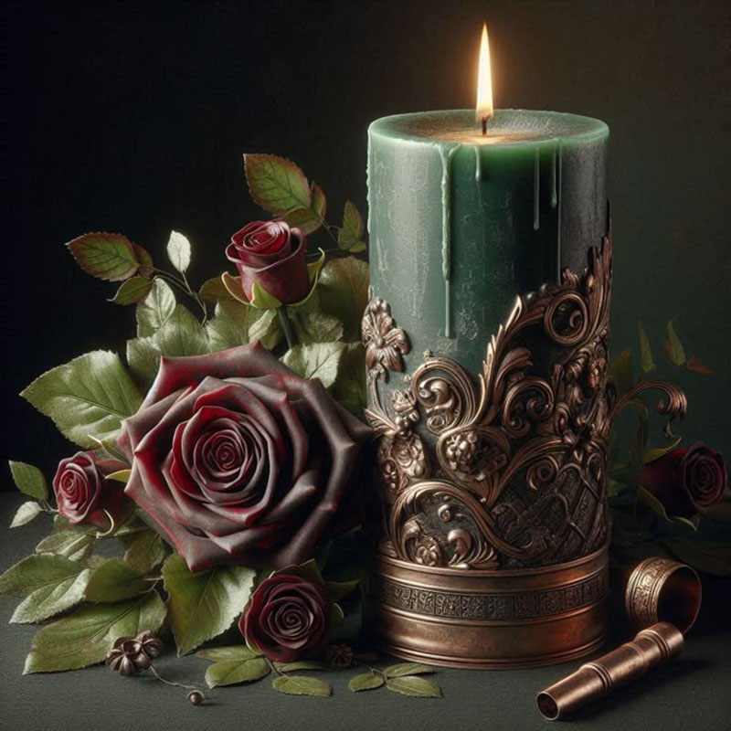Vintage Baroque Vine Relief Co - Candle Making Vinings 评论和价格