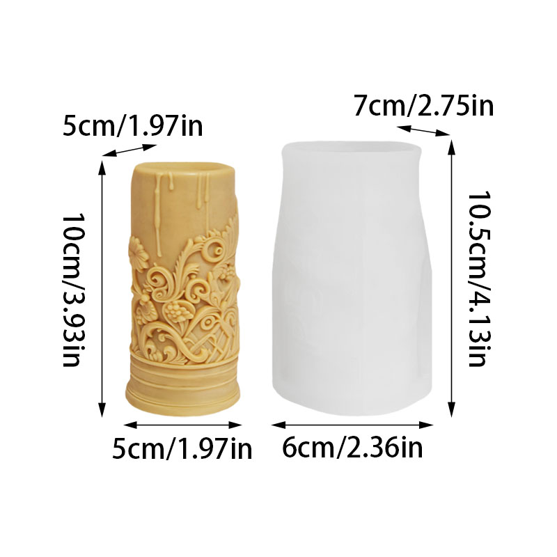 Vintage Baroque Vine Relief Co - Candle Making Vinings 评论和价格