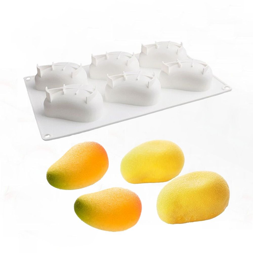 6 Cavity Mango Shaped Cake Mol - Candle Making Factory 评论和价格