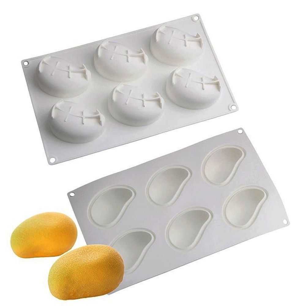 6 Cavity Mango Shaped Cake Mol - Candle Making Factory 评论和价格