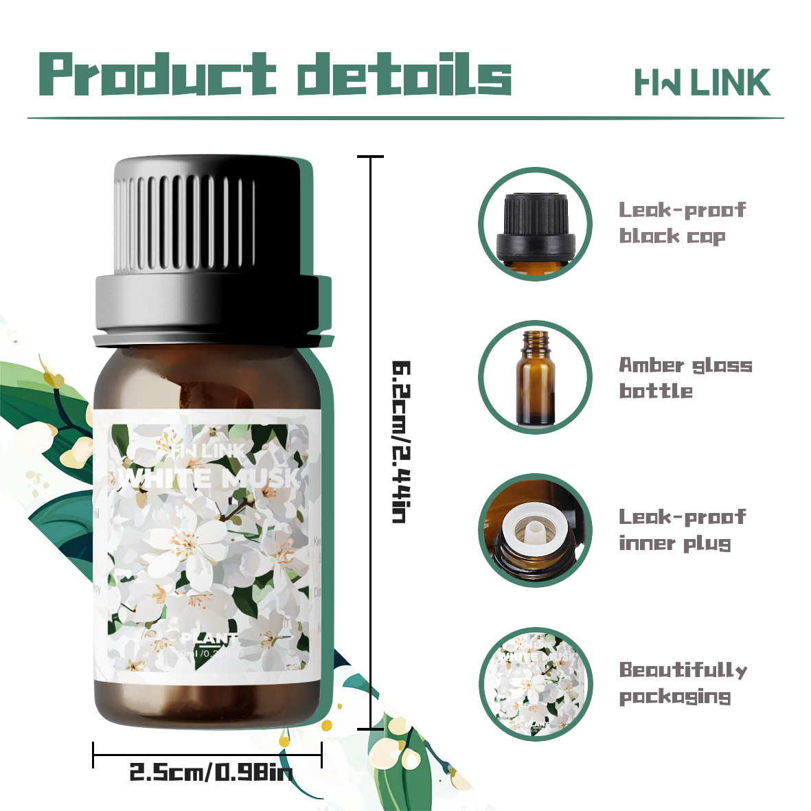 White Musk Essential Oils 10ml - Candle Making Oils 评论和价格