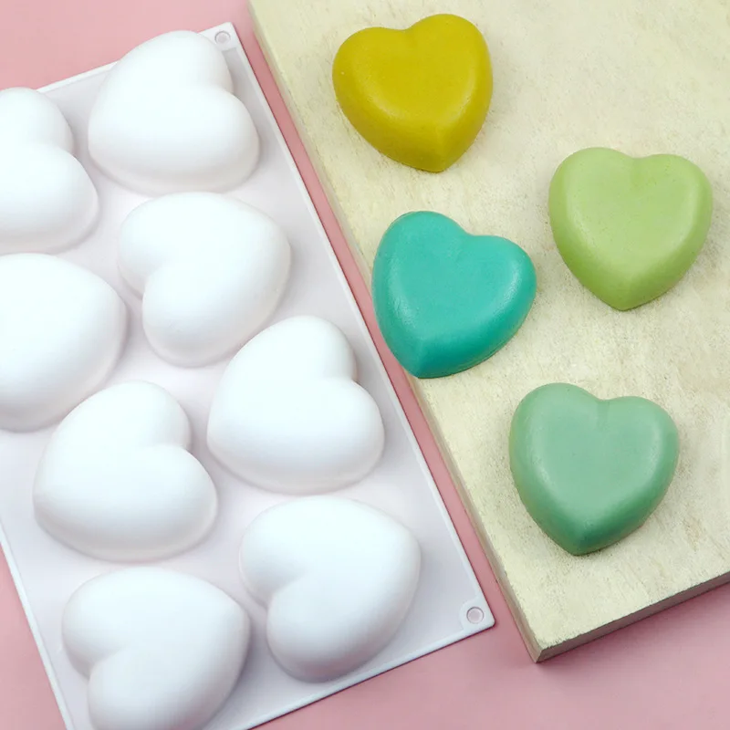 Love Heart Silicone Soap Mold  - Candle Making Factory 评论和价格