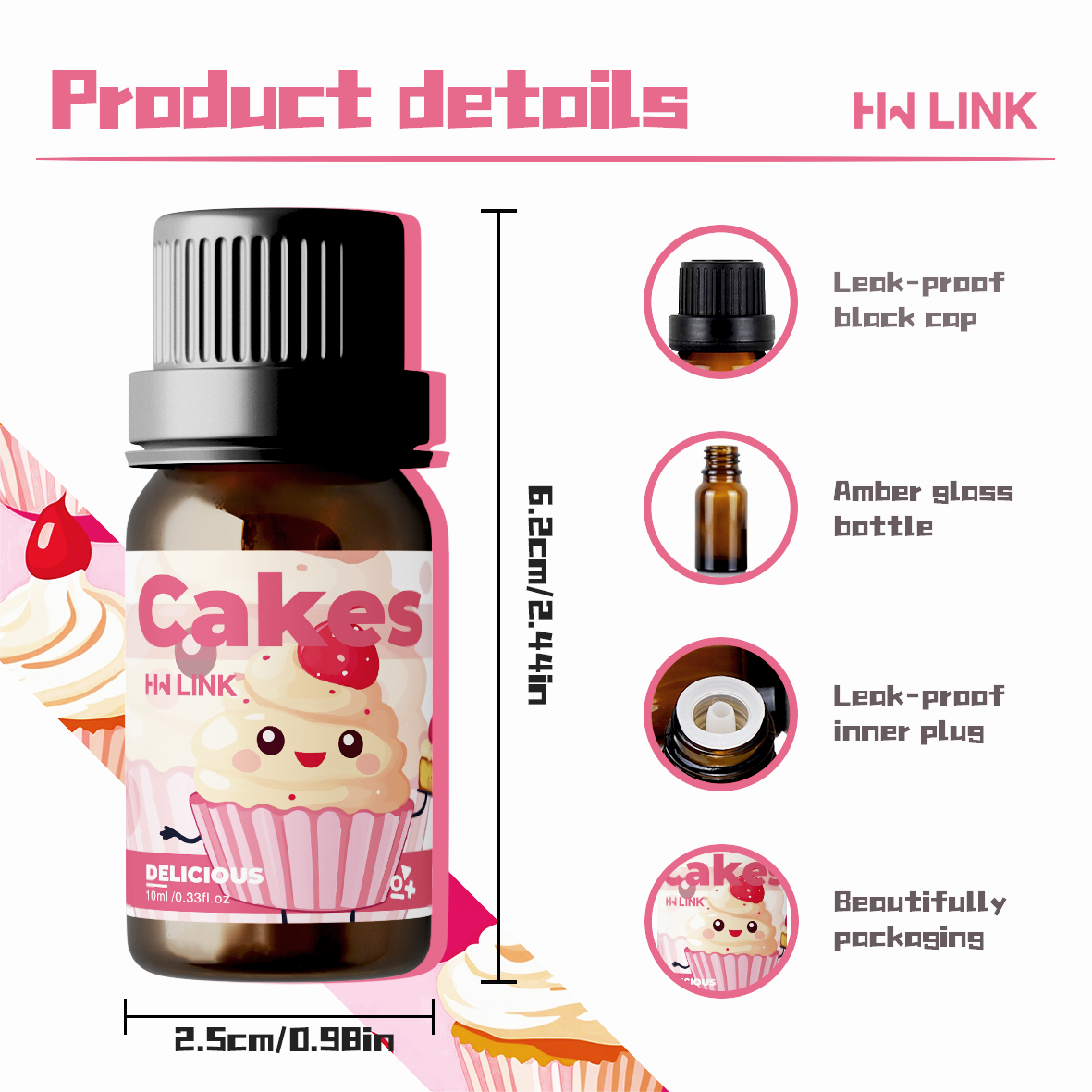 10ml Cakes Essential Oils Cand - Candle Making Oils 评论和价格
