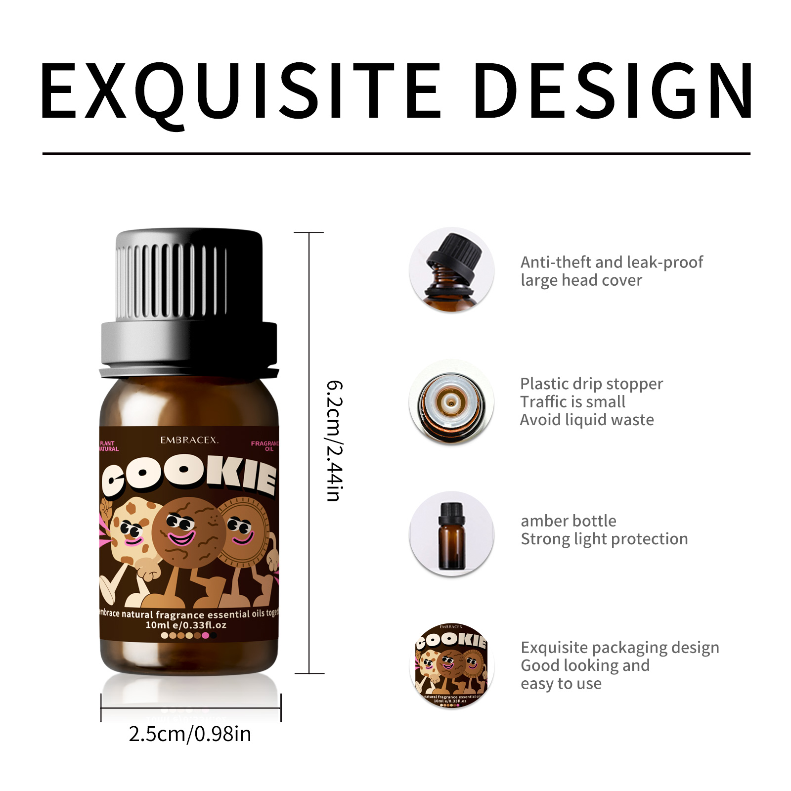10ml Cookie Fragrance Essentia - Candle Making Oils 评论和价格