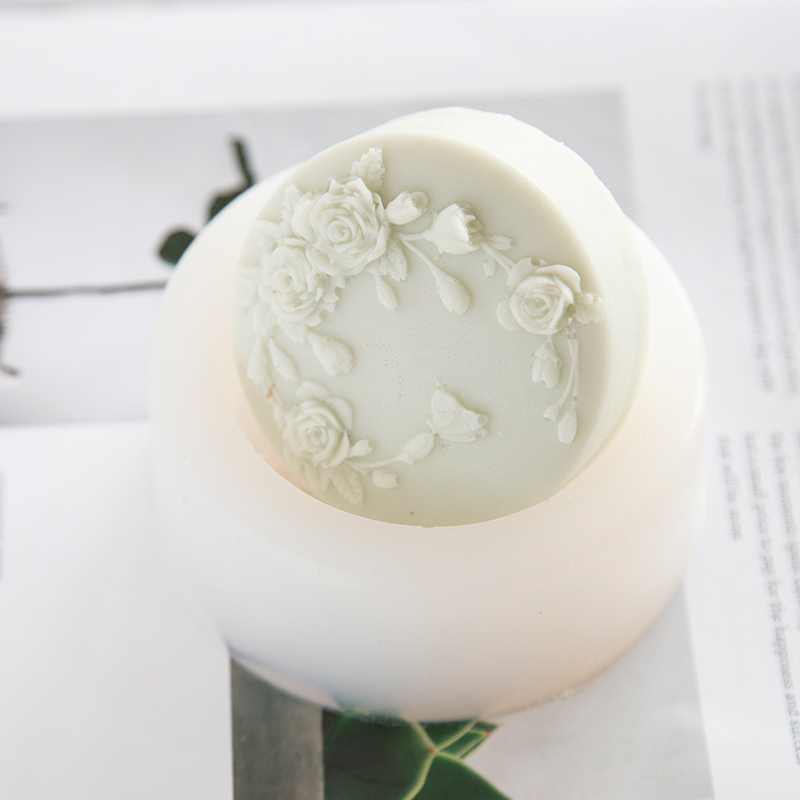 Round Shape Rose Flower Handma - Candle Making Factory 评论和价格