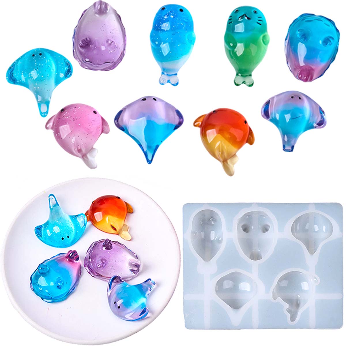 3D Healing Kawaii Manta Ray Wh - Candle Making Factory 评论和价格