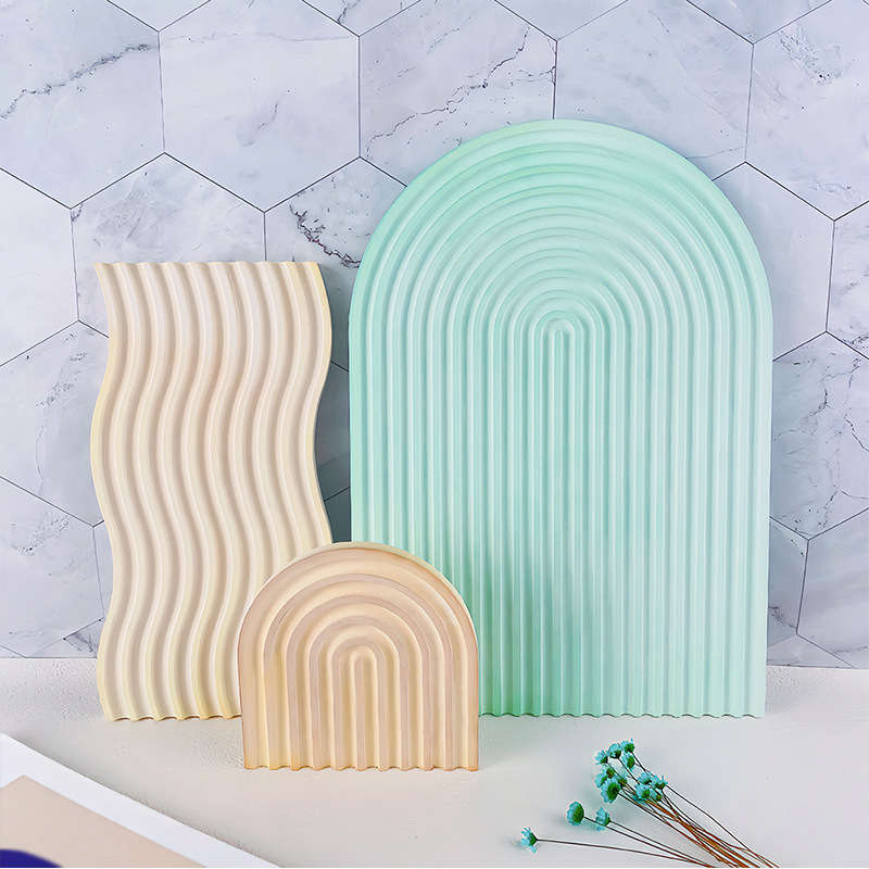 DIY Striped Wave Tray Mold For - Candle Making Factory 评论和价格