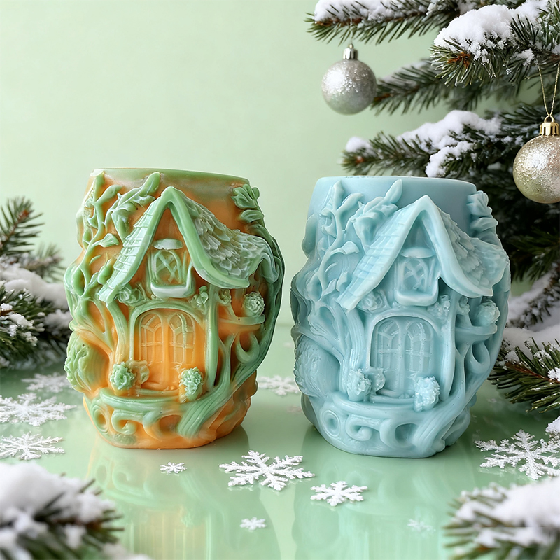 Relief Pillar House Form Silic - Candle Making Vinings 评论和价格