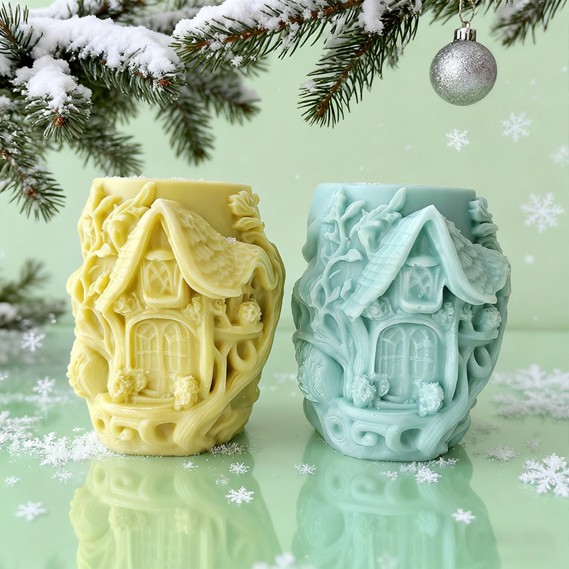 Relief Pillar House Form Silic - Candle Making Vinings 评论和价格