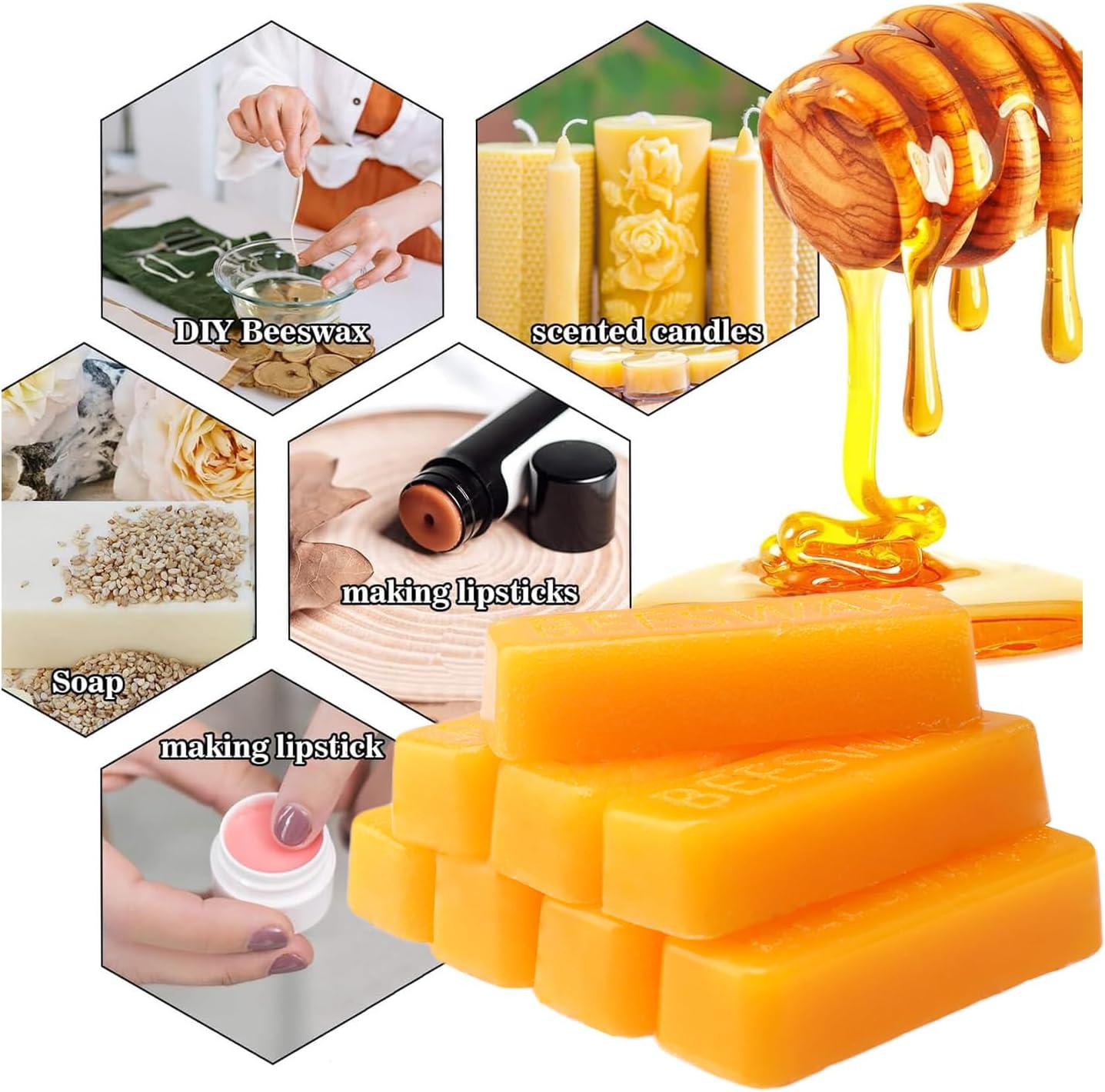 Beeswax Bar, Candle Wax Block  - Candle Making With Beeswax 评论和价格
