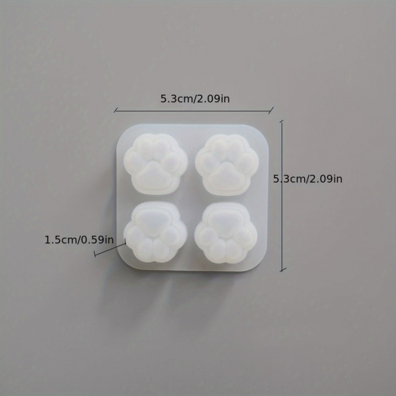 1Cat Paw Pattern Silicone Mold - Candle Making Factory 评论和价格