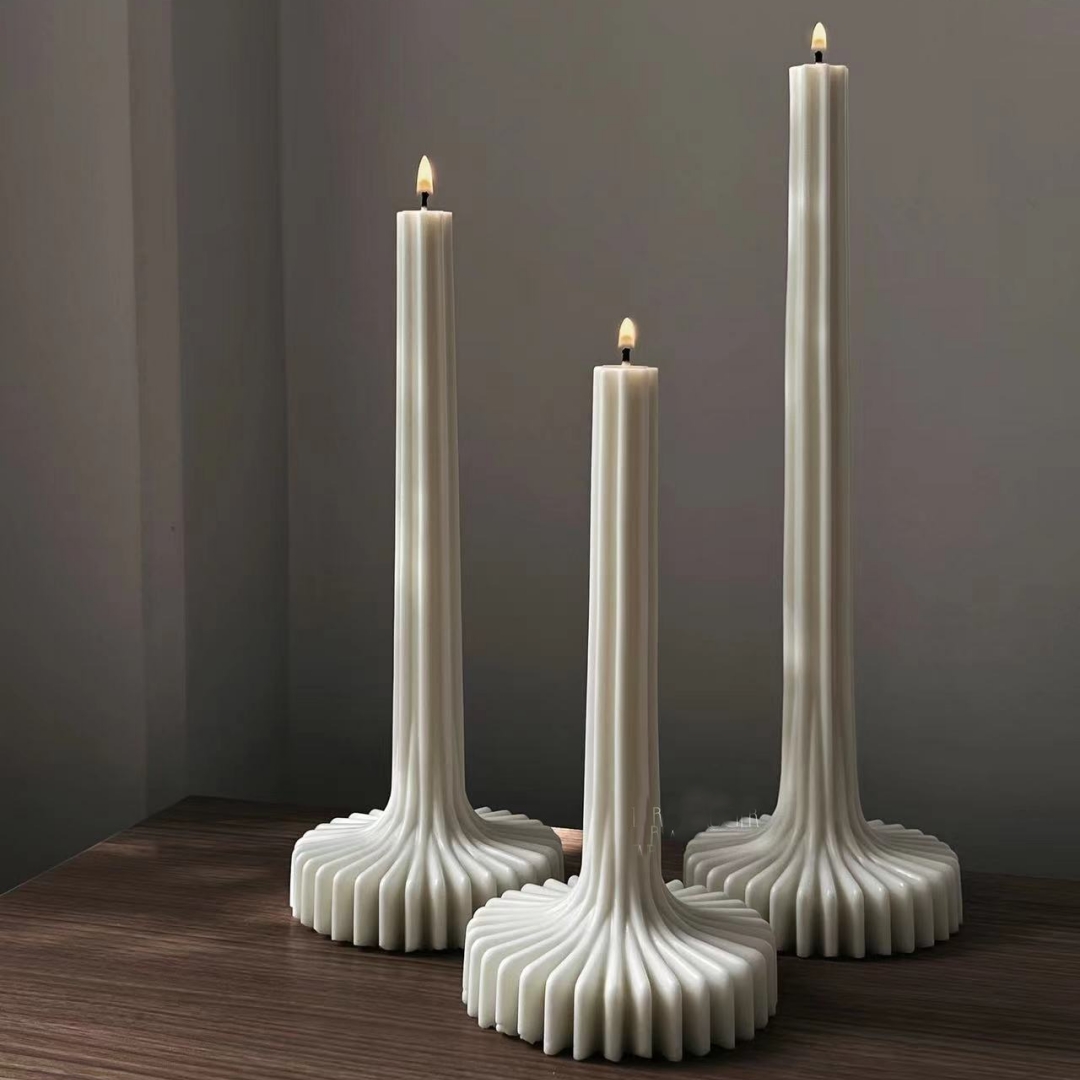 DIY Aesthetic Ribbed Pillar Ca - Candle Making Soy Wax 评论和价格