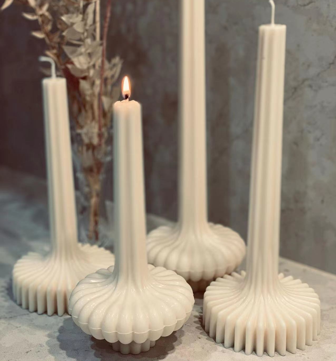 DIY Aesthetic Ribbed Pillar Ca - Candle Making Soy Wax 评论和价格