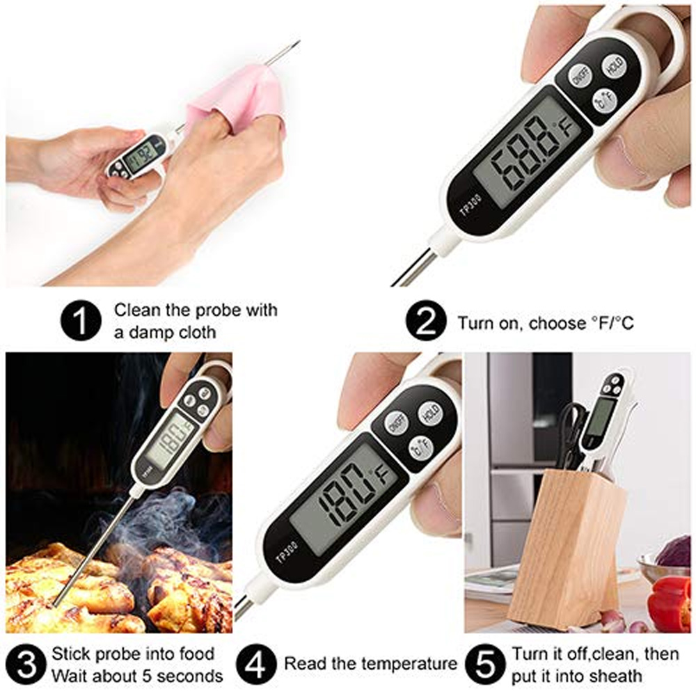 1pcs Digital Meat Food Thermom - Candle Making Thermometer 评论和价格