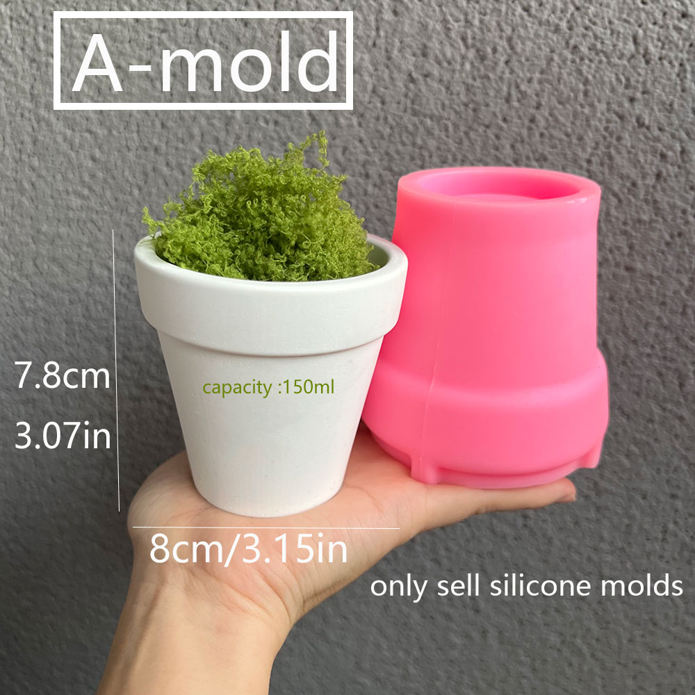 Large Concrete Plant Pot Silic - Candle Making Vessels 评论和价格