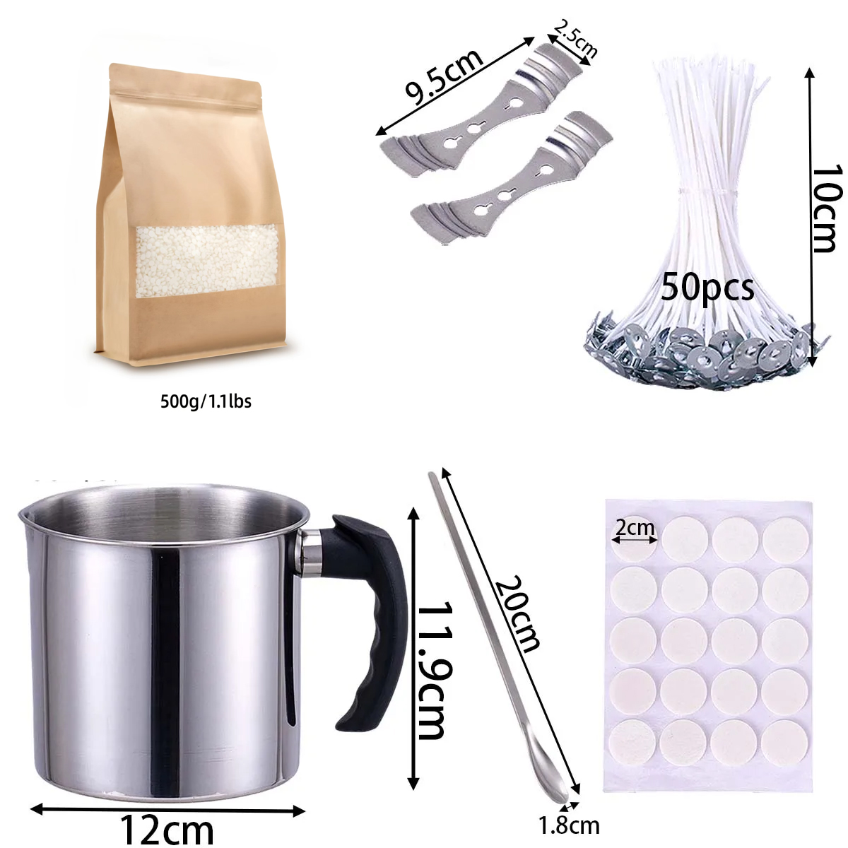 DIY Scented Candle Making Tool - Candle Making Vessels 评论和价格