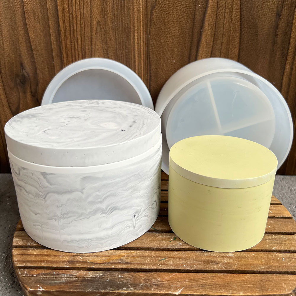 Round Cement Candle Canister S - Candle Making Vessels 评论和价格
