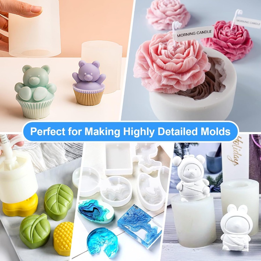 Silicone Mold Making Kit, 38.8 - Candle Making Factory 评论和价格